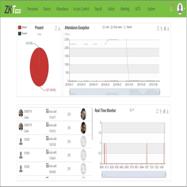 BIO TIME 8.5 WEB BASE SOFTWARE